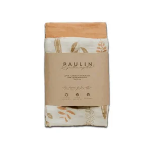 Lot de 2 Langes Bône Ocre