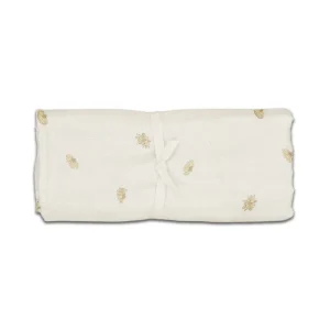 Lange Doudou Le Petit Imprimé Bananes Ecru