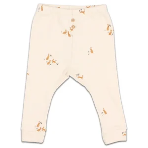Legging Imprimé Lapins Ecru