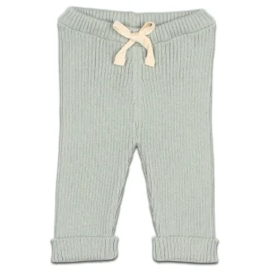 Legging en Tricot Côtelé Cactus Vert Clair