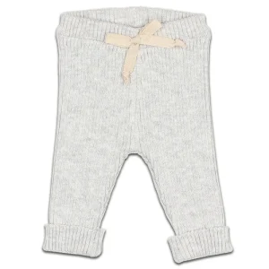 Legging en Tricot Côtelé IceBlue Gris Clair