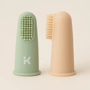 Baby Finger Toothbrush Set BPA-Free Silicone Gum Cleaner