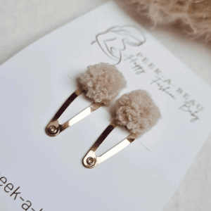Barrettes fille Pompons – Peek a beau