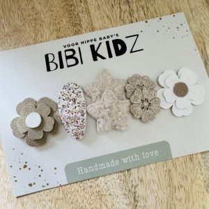 Pinces à cheveux antidérapantes | Beige – Bibi kidz