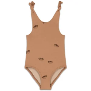 Maillot de Bain Une Pièce Roberta Poisson Boule Indian Tan Brun