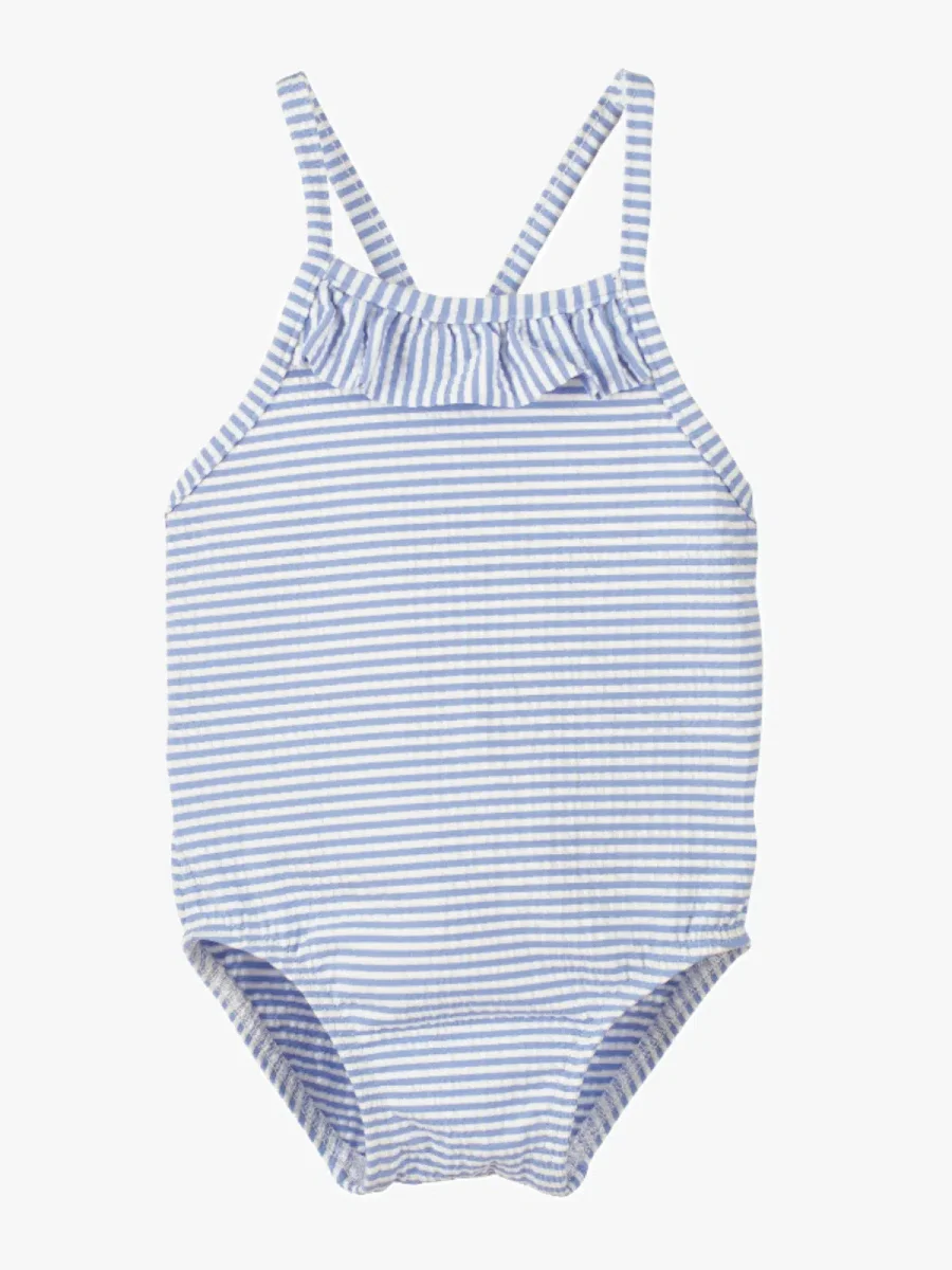 Maillot de bain une pièce enfant fille – Bleu ciel – Image 3