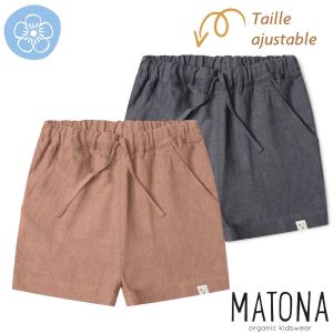 Short en lin enfant - Matona