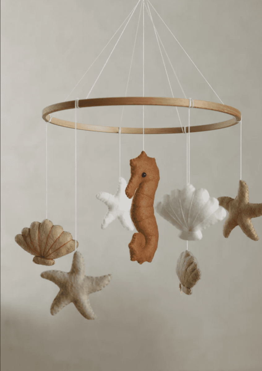 Mobile décoratif bébé | Coquillage – 2 stories – Image 2