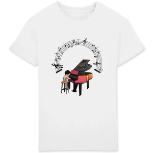 T-shirt bébé - pianiste