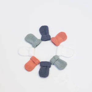 Moufles en coton – Collection «Petits Chats»