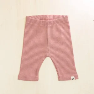 Baby Leggings Organic Cotton | Soft Ribbed Baby Pants