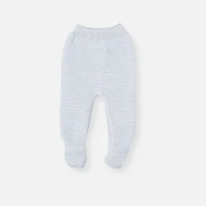 Pantalon à pied en coton bio