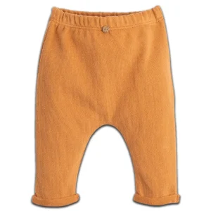 Pantalon Jersey avec Bouton de Coco Orange