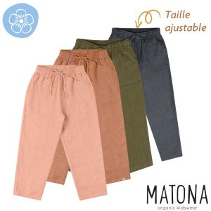 Pantalon en lin enfant – Matona