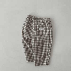 Pantalon loose enfant | Vichy – Lalaland