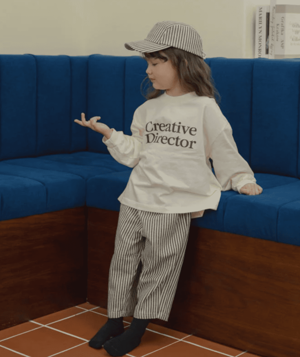T-shirt enfant manches longues | Creative director- Lalaland – Image 6