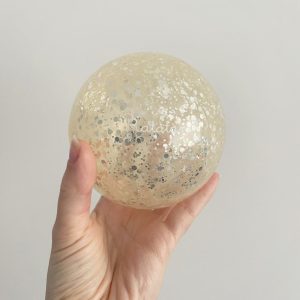 Balle bulle argent | Mouton – Ratatam