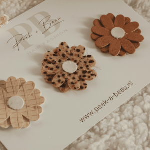 Pinces à cheveux antidérapantes | Fleurs – Peek a beau