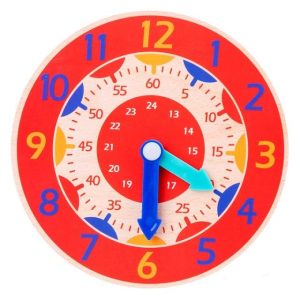 Horloge en Bois Montessori