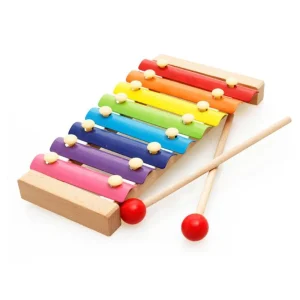 Xylophone en Bois pour Bébé en couleur