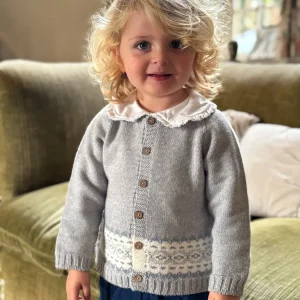 Gilet bébé mixte – Gris