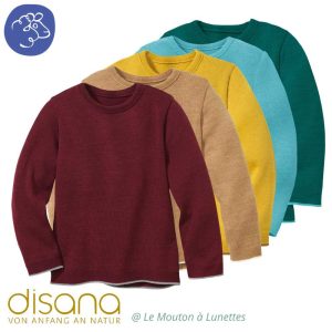 Pull enfant en laine mérinos bio - DISANA