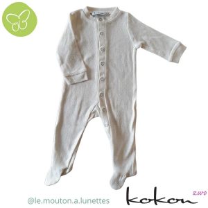 Pyjama bébé en bourrette de soie - Kokon Zwo