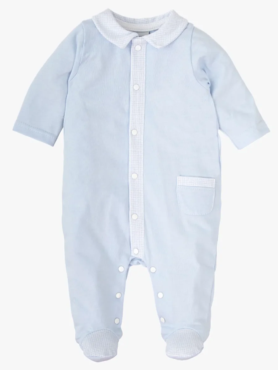 Pyjama léger bébé garçon – Bleu pâle