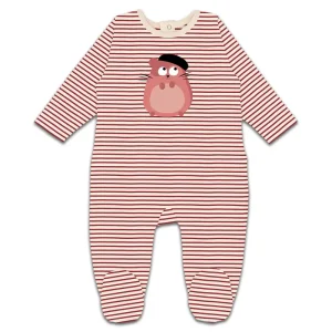 Pyjama P'tit Hamster Rayures Rouges