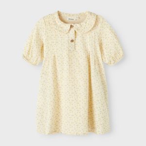 Robe fille été coton bio | Fleurs – Lil Atelier