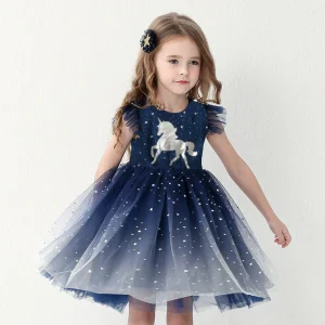 Robe licorne tutu argenté