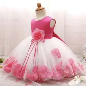 Robe princesse bébé - Pétale de rose - 48h