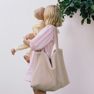 Sac Mom-bag Teddy | Ecru – Studio Noos
