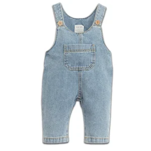 Salopette en Jean Bleu Clair