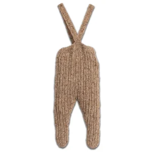 Salopette Tricoté en Laine Recyclée Brune