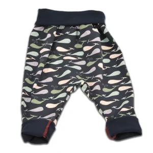 Sarouel Evolutif Baleines Bleu Nuit