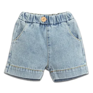 Short en Jean Bleu Clair