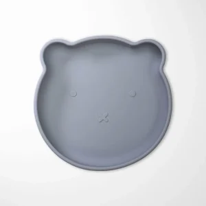 Baby Silicone Plate | Bear-Shaped & Suction Base