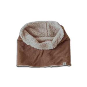Snood en Coton Bio Tao Tanin Brun Clair