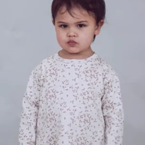 T-Shirt Mae Petites Feuilles Beige