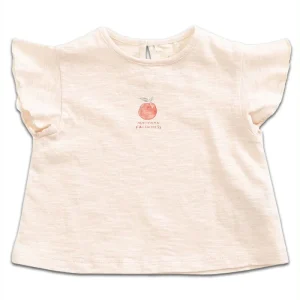 T-Shirt Flamé Petite Pêche Crème