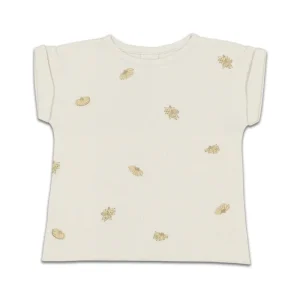 T-Shirt Bama Imprimé Bananes Ecru