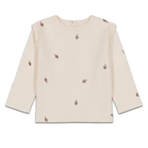 Tee-Shirt Manches Longues Lala Artichauts Ecru