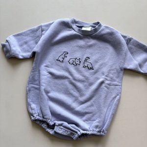 Barboteuse sweat bébé dinosaure – Anggo