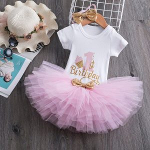 Tenue 1er anniversaire bébé fille