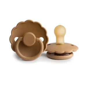 Tétine en Silicone Naturel Frigg Daisy Cappuccino Marron
