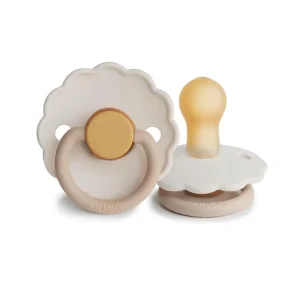 Tétine en Silicone Naturel Frigg Daisy Bloom Chamomile Ecru
