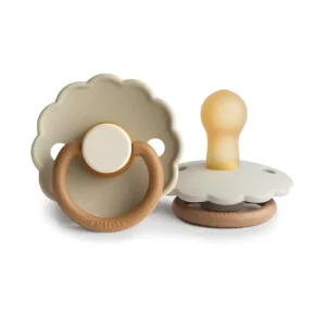 Tétine en Silicone Naturel Frigg Daisy Bloom Desert Beige
