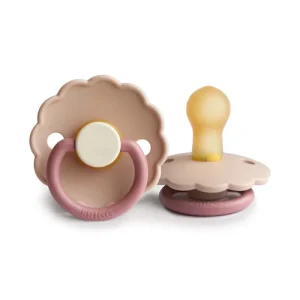 Tétine en Silicone Naturel Frigg Daisy Bloom Peony Rose