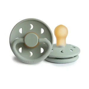 Tétine en Silicone Naturel Frigg Moon Sage Vert d'Eau